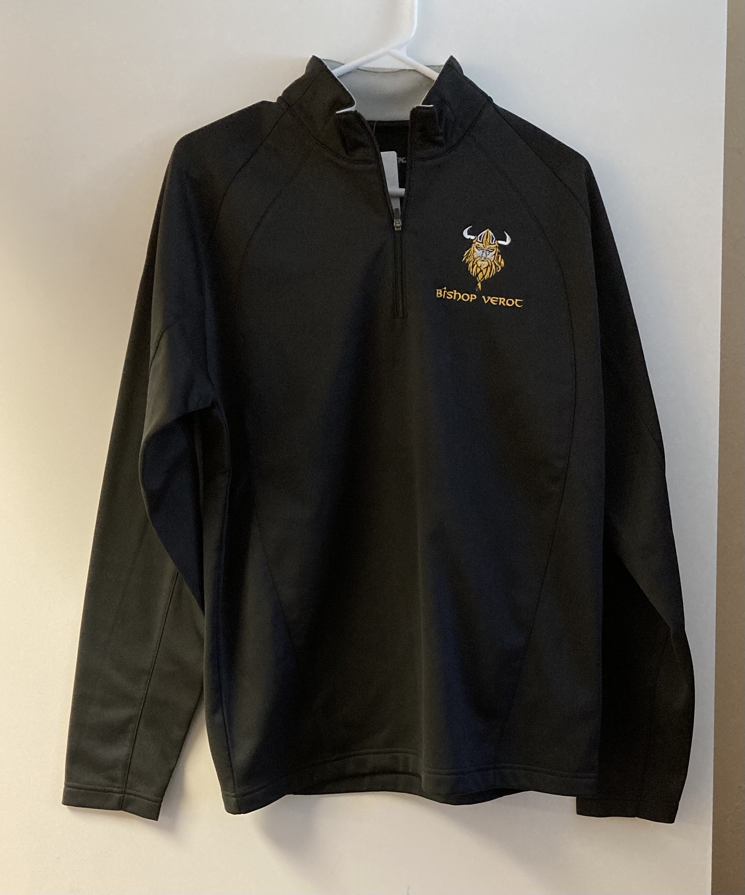 BVHS Dri Fit 1/4 Zip Fleece Viking Head Logo